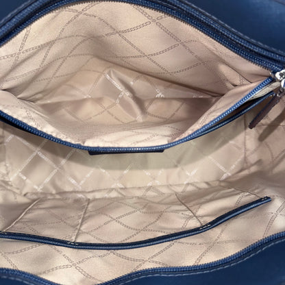 Michael Kors Jet Set Travel Large Saffiano Leather Tote Dunkelblau