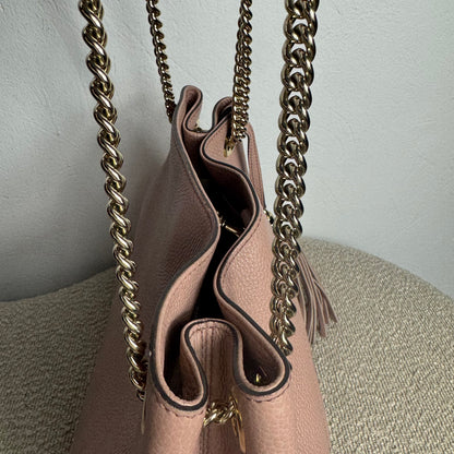 Gucci Soho Ledertasche Altrosa