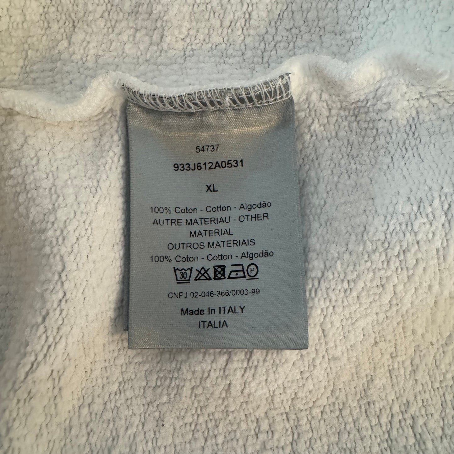Dior x KAWS "Bee" Sweatshirt (Crewneck) White – Size XL