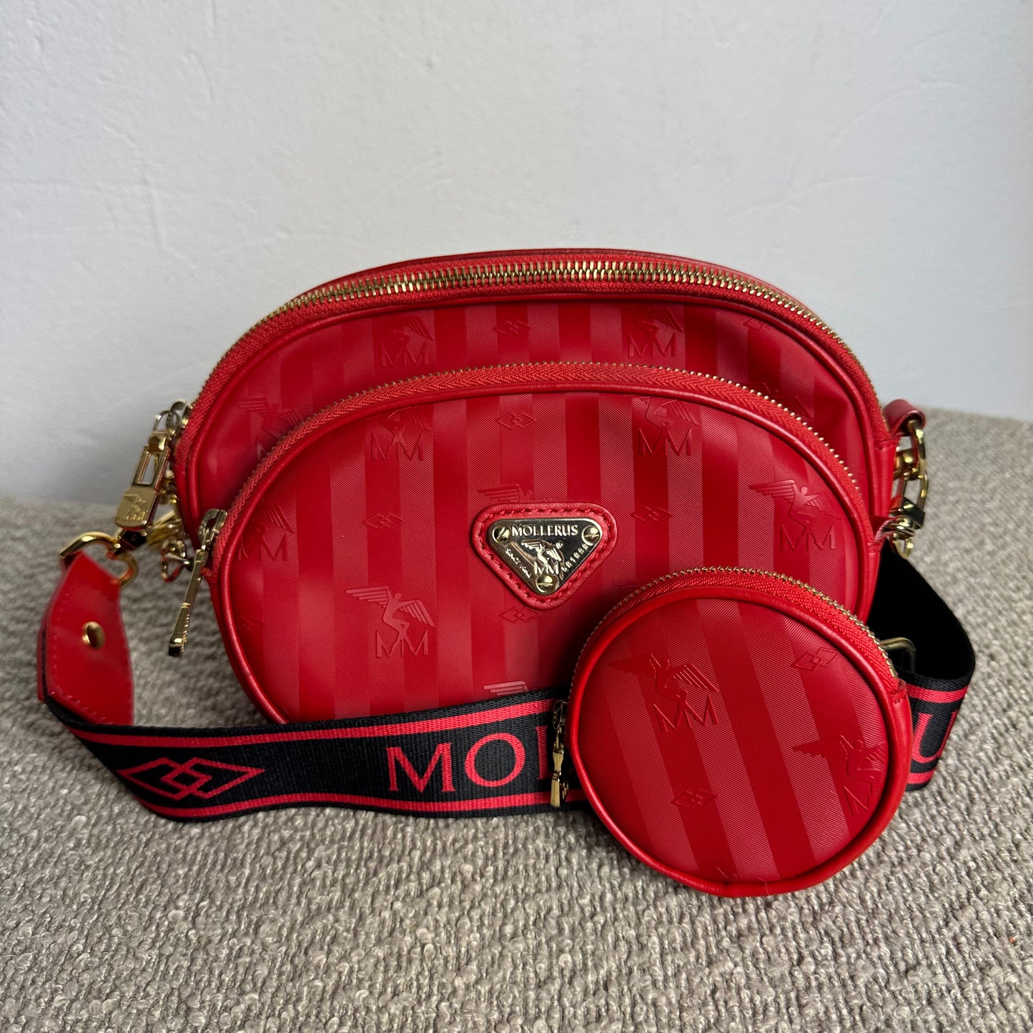 Maison Mollerus Gams Cherry Red Umhängetasche
