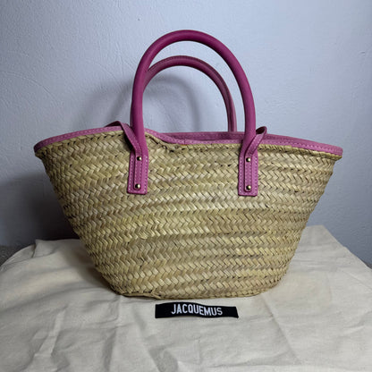 Jacquemus „Die Soli“ Korbtasche Pink