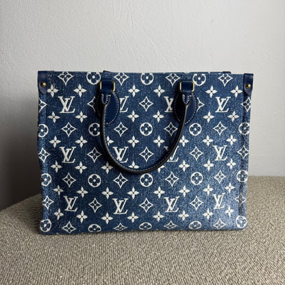 Louis Vuitton OnTheGo MM – Monogram Jacquard Denim