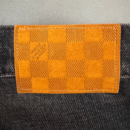 Louis Vuitton Staples Edition Washed Black Denim jeans