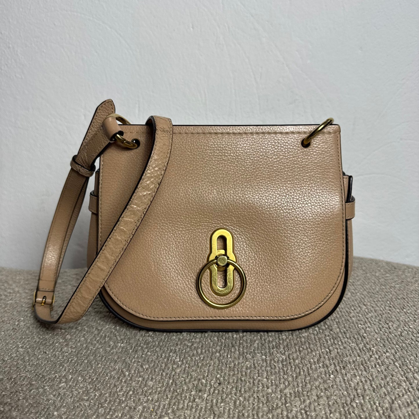 Mulberry Small Amberley Satchel – Nude