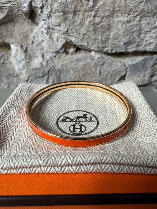 Hermès Armreif Uni – Orange Fruité