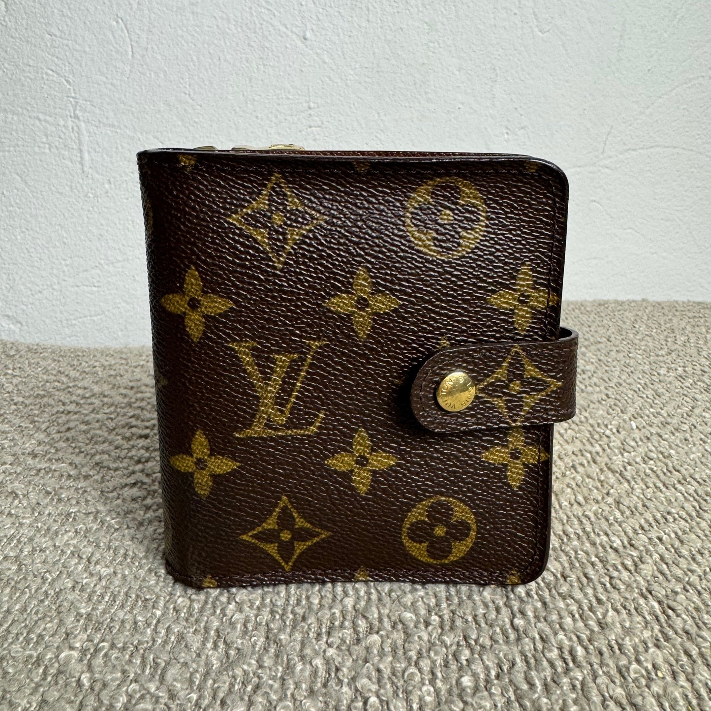 Louis Vuitton Compact Zipper Geldbeutel Monogram