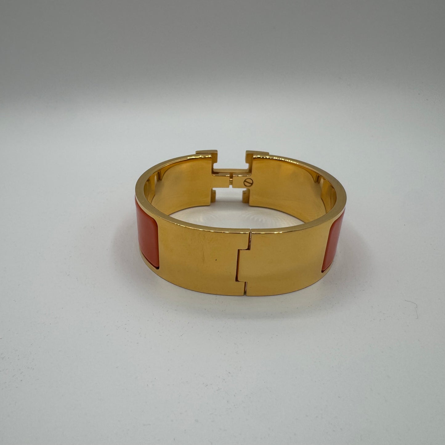 Hermès Clic Clac H GM Gold Orange Limited Edition