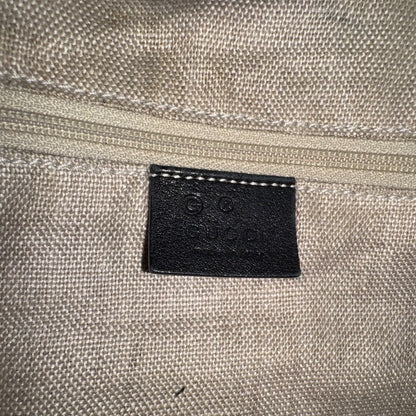 Gucci Microguccissima Leder Shopper Schwarz