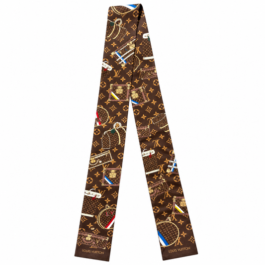 Louis Vuitton Monogram Trunks Seiden-Bandeau