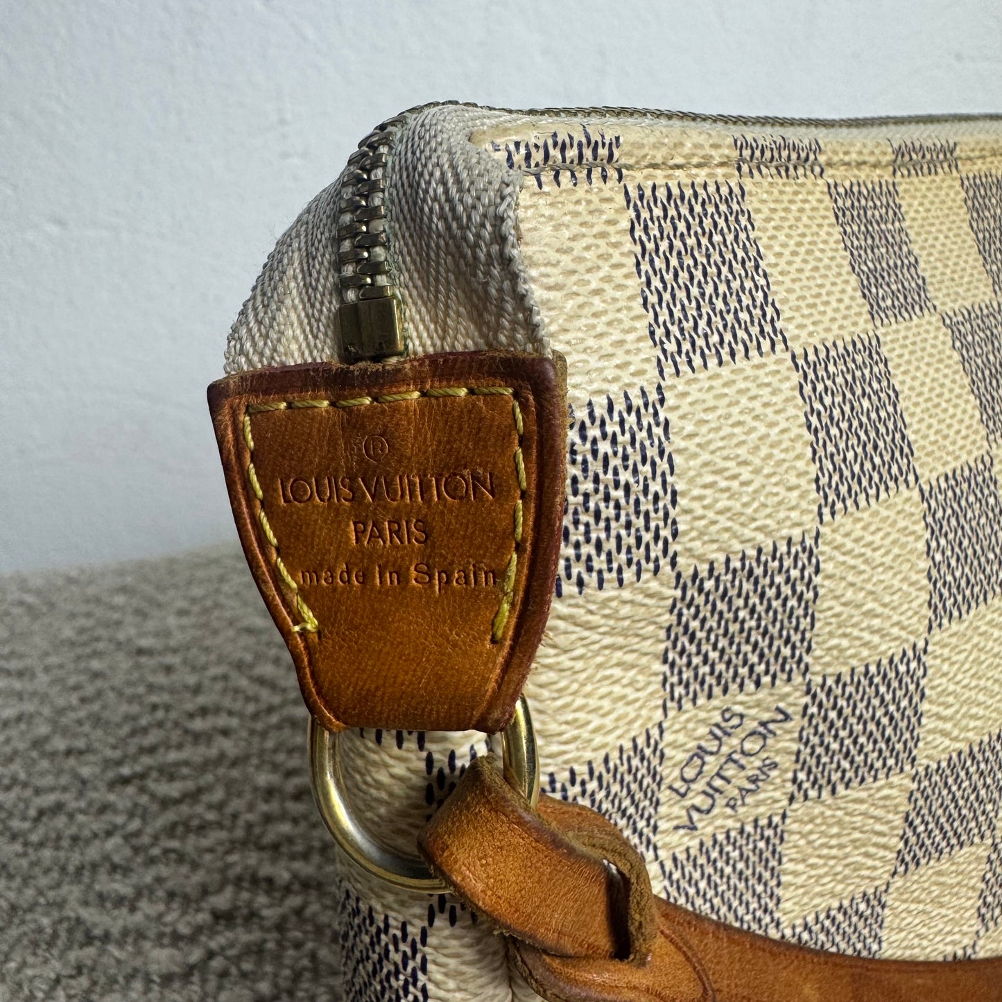 Louis Vuitton Pochette Accessoires in Damier Azur Canvas