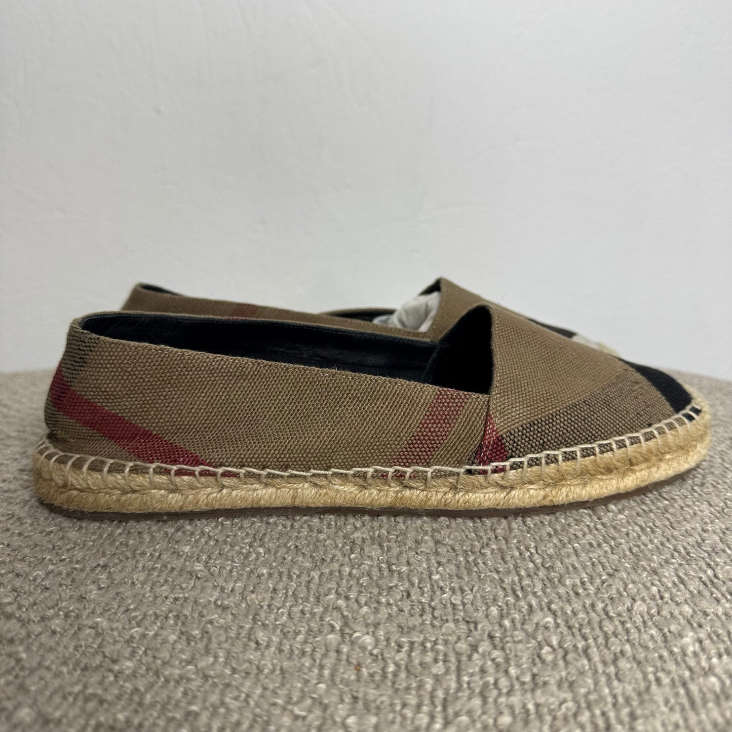 Burberry Espadrilles Schuhe – Icon Check – Gr. 38,5
