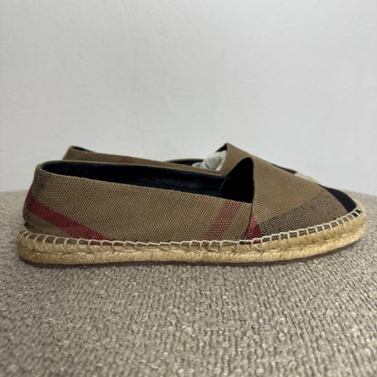 Burberry Espadrilles Schuhe – Icon Check – Gr. 38,5