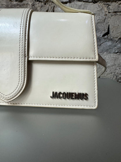 Jacquemus Le Bambino – Lackleder Weiß