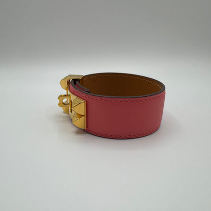 Hermès Collier de Chien 24 Armband Rosa – Limitierte Farbe