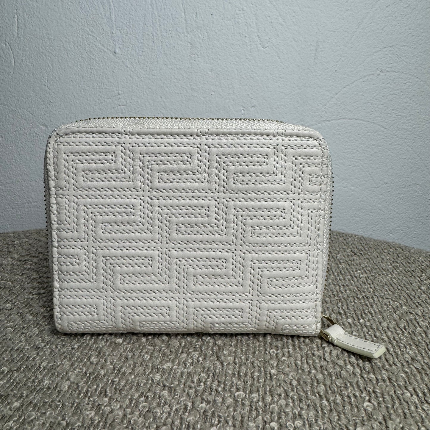 Versace Medusa Nappa Geldbeutel – Weiß