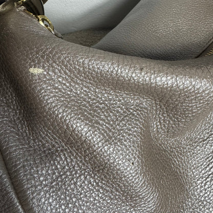 Jimmy Choo Leder Handtasche Taupe