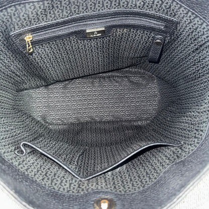 Aigner Hobo Bag – Schwarzes Leder