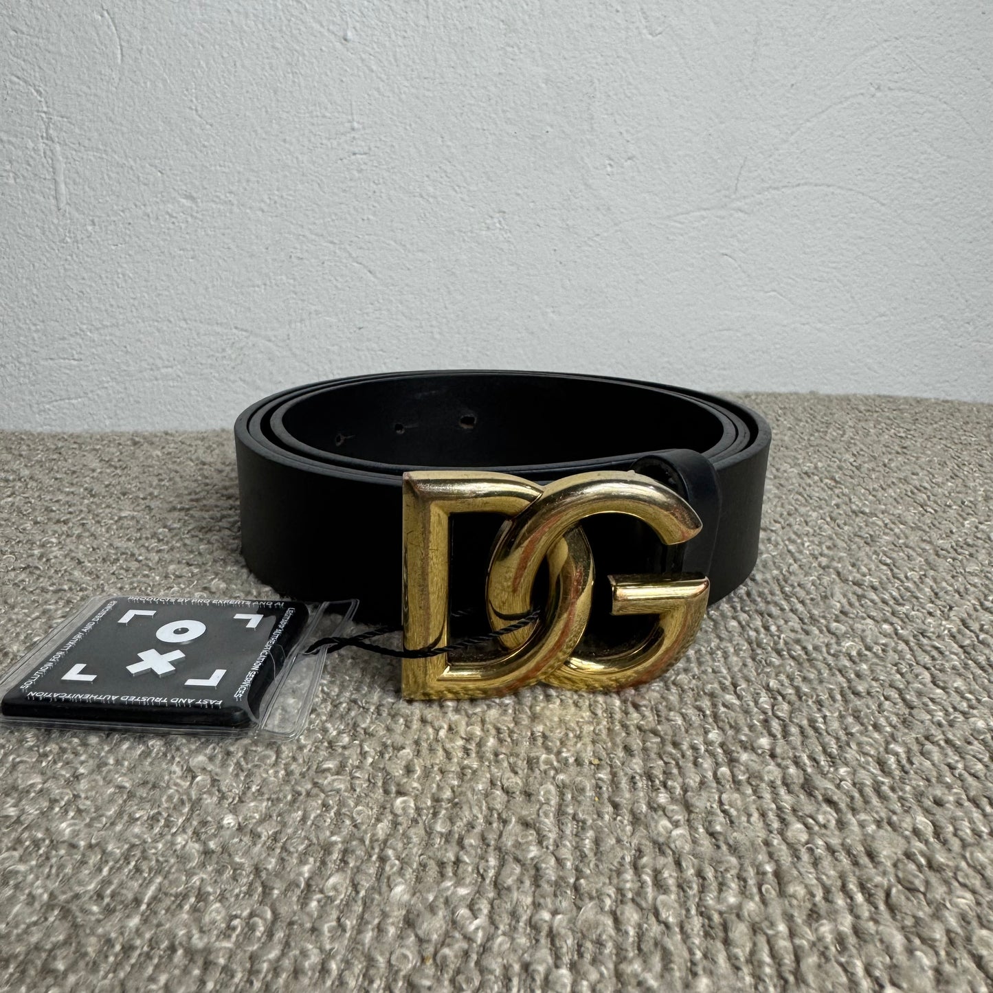 Dolce & Gabbana DG Logo-Gürtel Leder – Gr. 115 cm