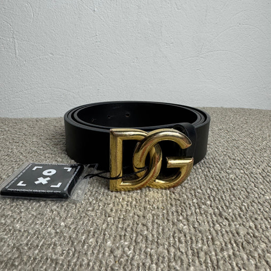 Dolce & Gabbana DG Logo-Gürtel Leder – Gr. 115 cm