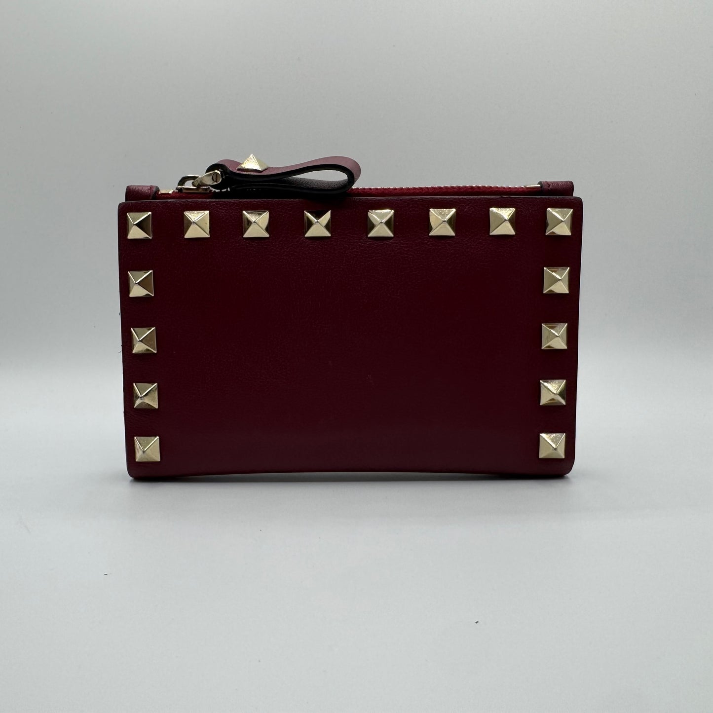 Valentino Garavani Rockstud Geldbeutel – Burgundy