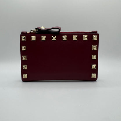 Valentino Garavani Rockstud Geldbeutel – Burgundy