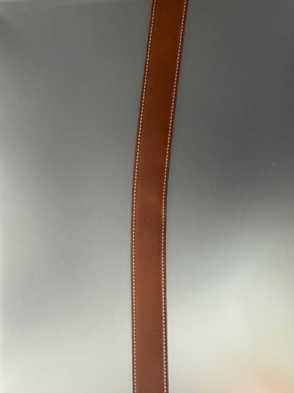 Hermès Gürtelschließe H Martelée & Wendbarer Gürtelriemen