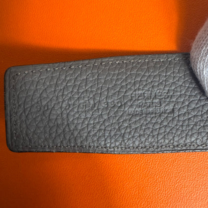 Hermès Gürtelschließe H d'Ancre & Wendbarer Gürtelriemen 38 mm