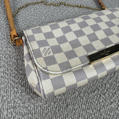 Louis Vuitton Favorite MM – Damier Azur Canvas