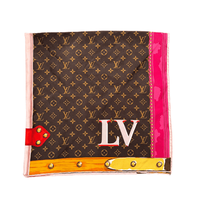 Louis Vuitton Seidentuch Monogram Trunk Design