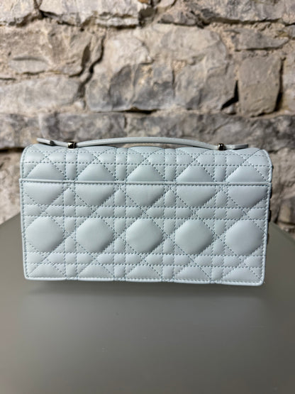 My Dior Minitasche Cannage Lammleder Hemdblau