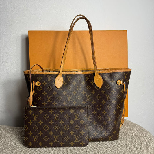 Louis Vuitton Neverfull MM Monogram mit Pochette