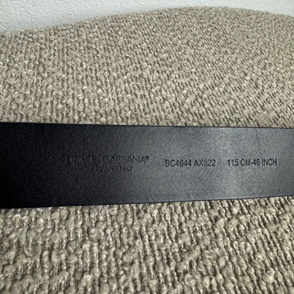 Dolce & Gabbana DG Logo-Gürtel Leder – Gr. 115 cm