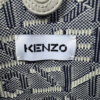 Kenzo All-Over Logo Knit Tote Shopper Bag