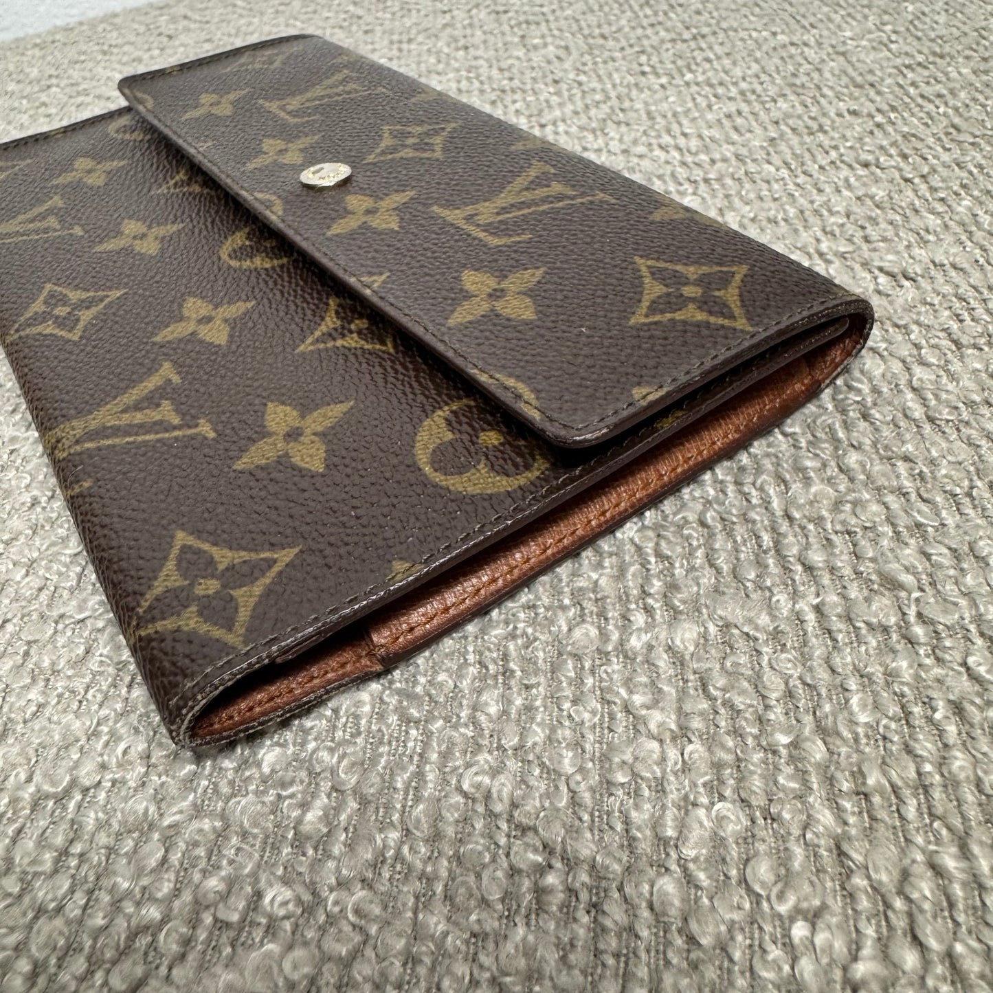 Louis Vuitton Sarah Trifold Geldbeutel – Monogram Canvas (MI874, 1987)