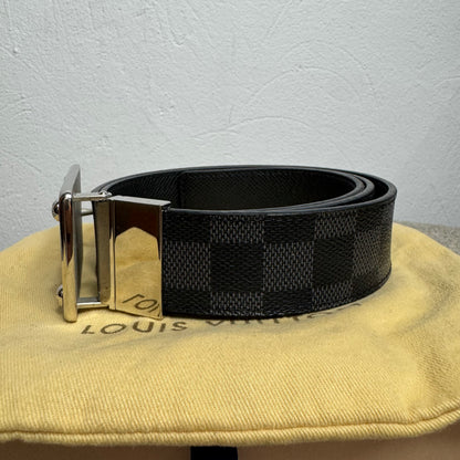 Louis Vuitton Gürtel Inventeur Damier Graphite Black/Grey