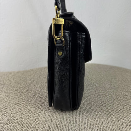 Louis Vuitton Pochette Métis – Monogram Empreinte Leder Schwarz
