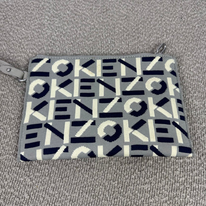 Kenzo All-Over Logo Knit Tote Shopper Bag