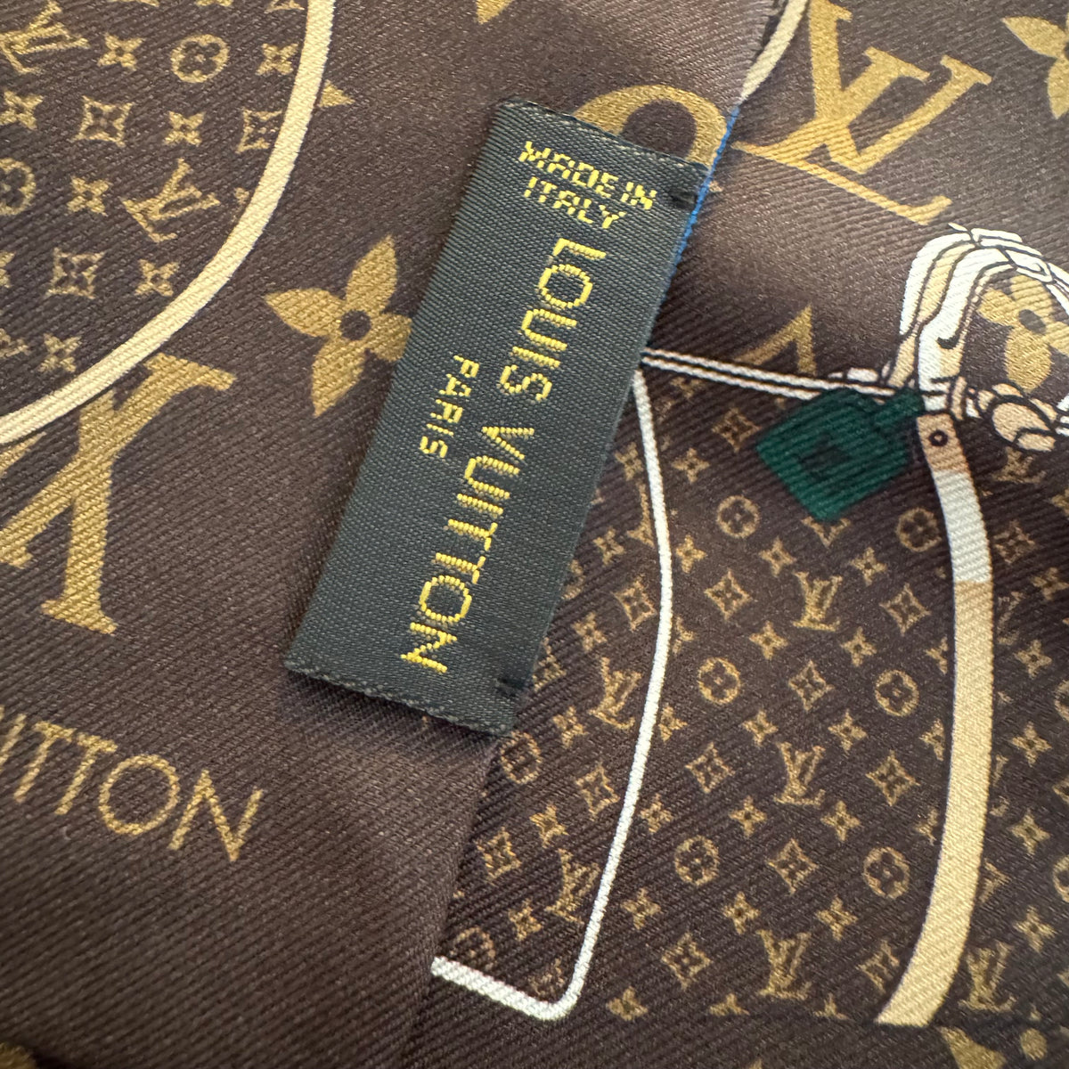 Louis Vuitton Monogram Trunks Seiden-Bandeau