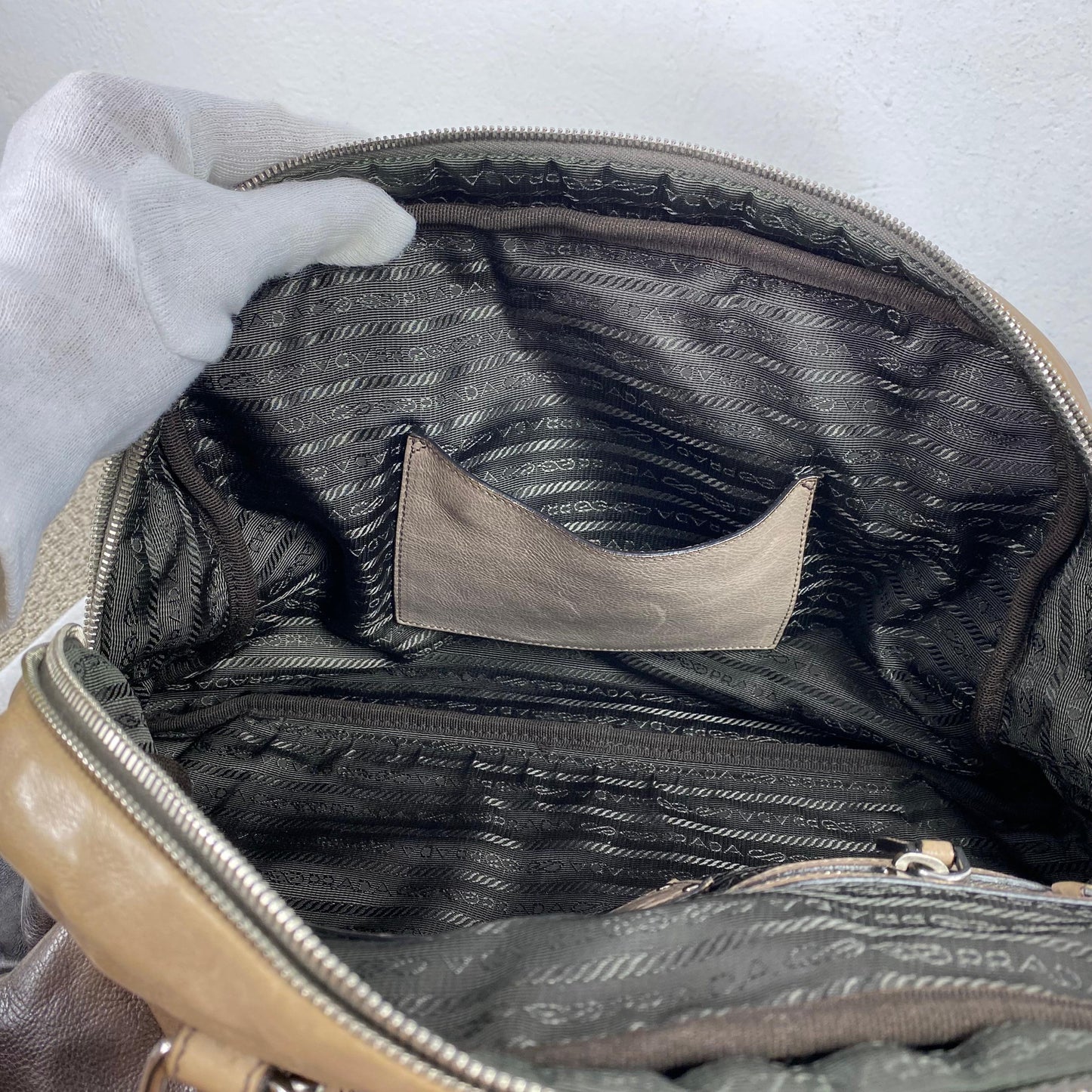 Prada Ombré Tasche – Braun / Schwarz