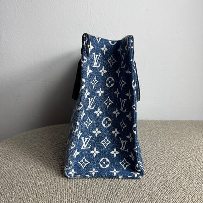 Louis Vuitton OnTheGo MM – Monogram Jacquard Denim