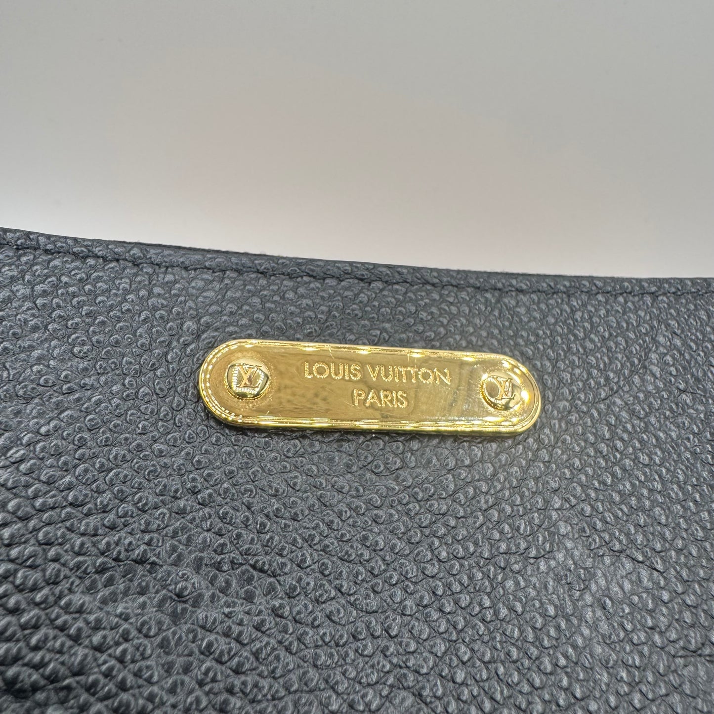Louis Vuitton Margot Geldbörse Empreinte Leder Schwarz