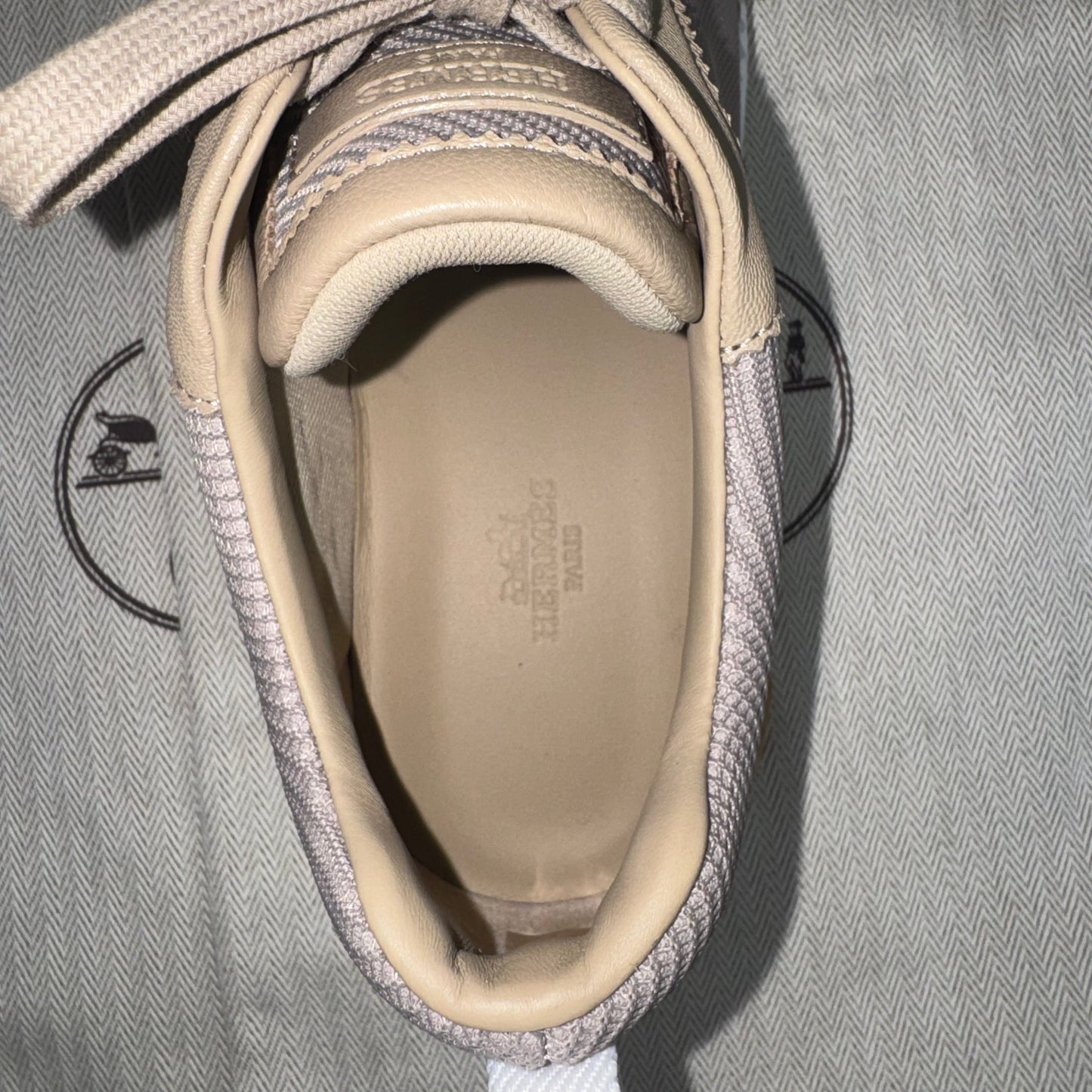 Hermès Bouncing Sneaker Beige Gr. 39