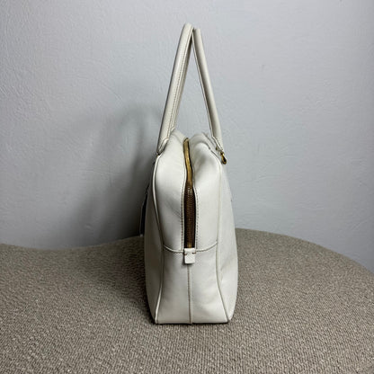 Prada Saffiano Lux Tote Bag weiß