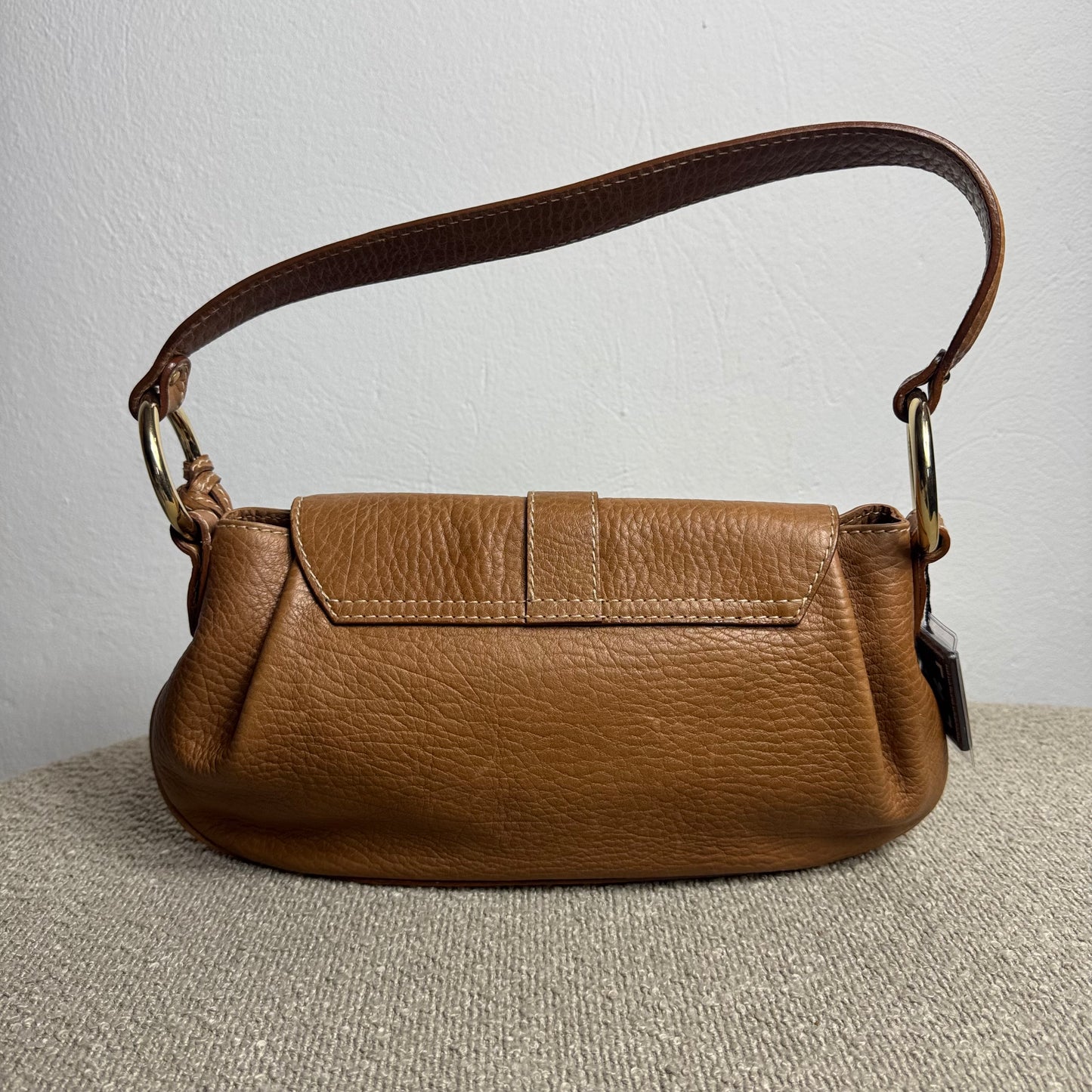 Dolce & Gabbana Vintage Leder Handtasche Braun