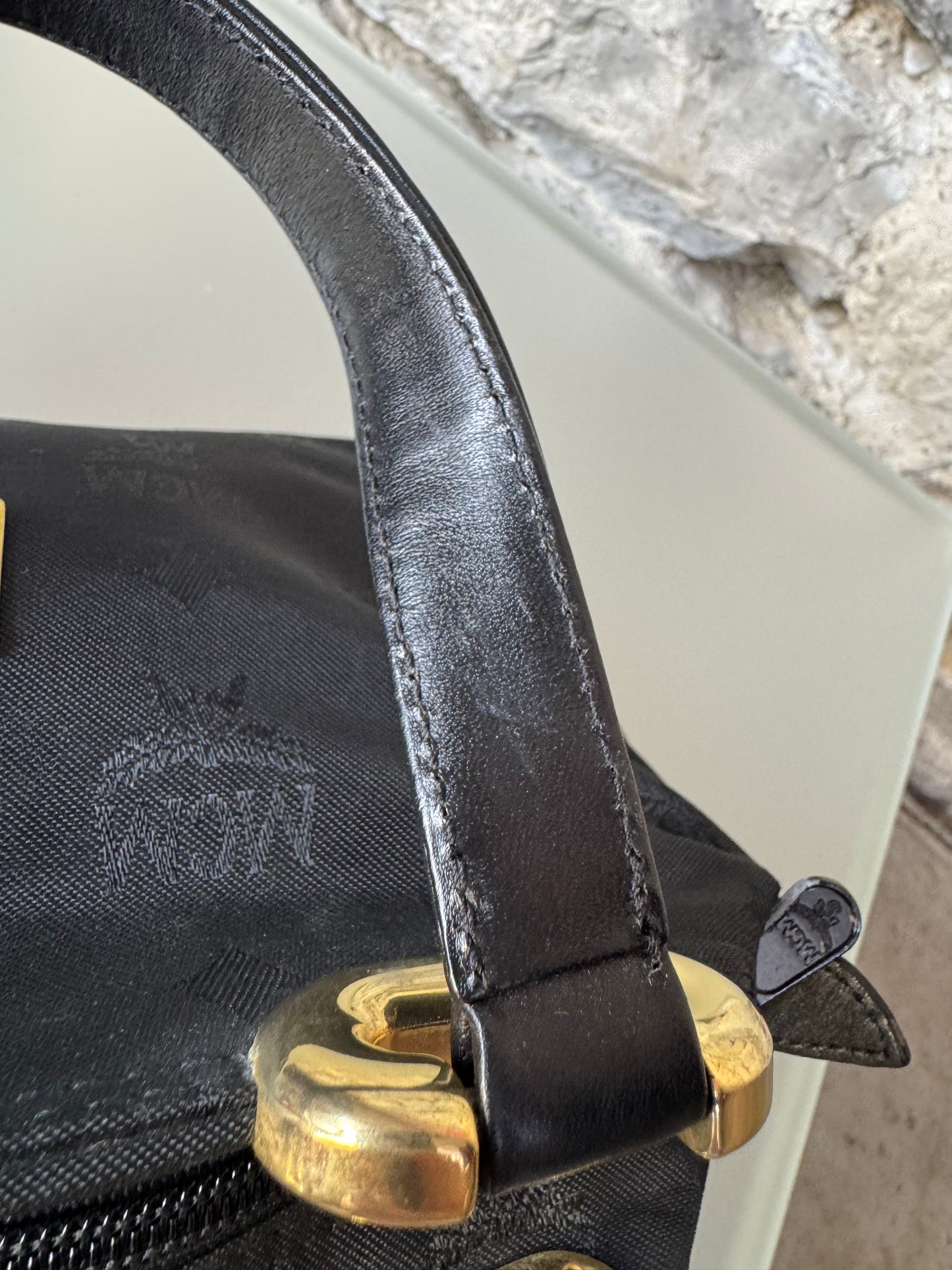 MCM Mini Handtasche – Schwarz