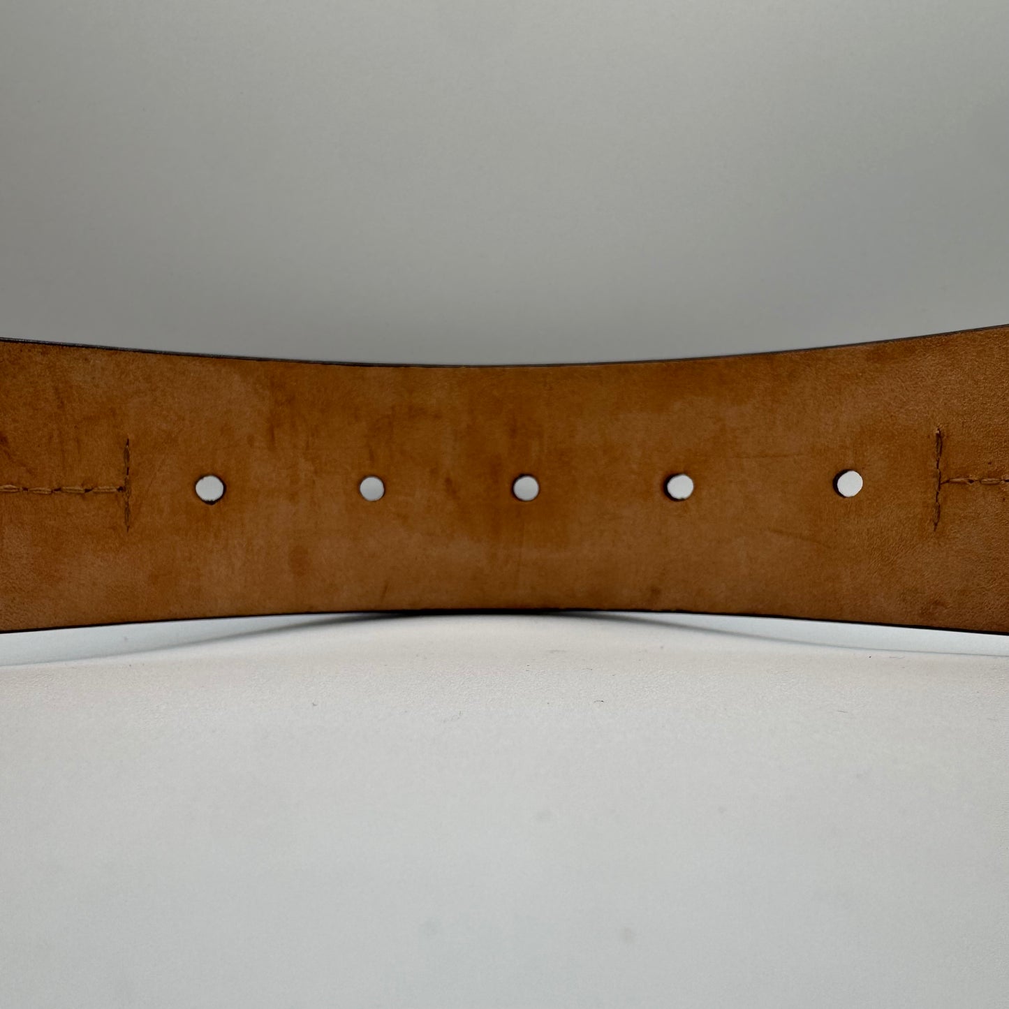 Louis Vuitton Inventeur Plate Buckle Ledergürtel – Schwarz – Gr. 90