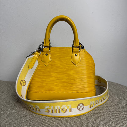 Louis Vuitton Alma BB Epi Leder Gelb