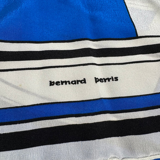 Bernard Perris Paris Vintage Geometric Silk Carré