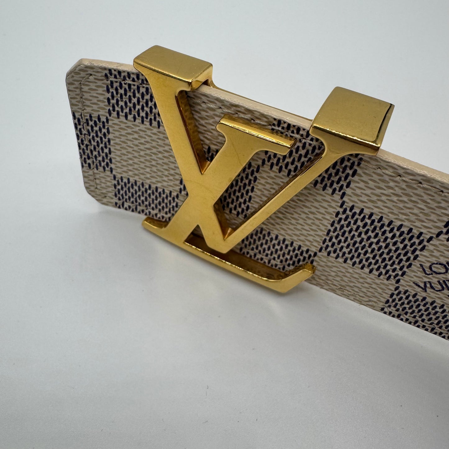 Louis Vuitton LV Initiales Gürtel Damier Azur - Gr. 80