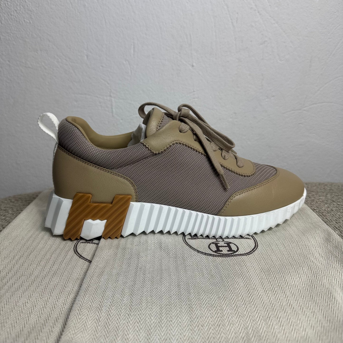 Hermès Bouncing Sneaker Beige Gr. 39